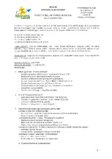 Aperçu du compte rendu du Procès verbal - Conseil municipal du 17 octobre 2022