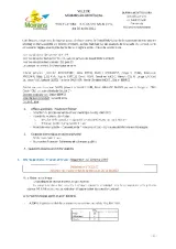 Aperçu du compte rendu du Procès verbal - Conseil municipal du 26 août 2022