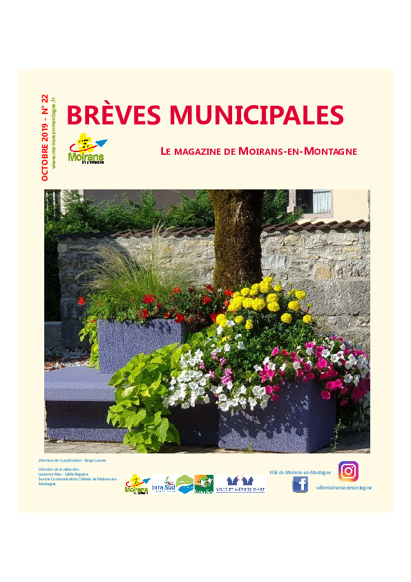 Aperçu du compte rendu du Bulletin municipal de Octobre 2019
